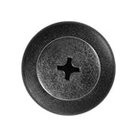 9mmx26mm Black Push-Type Retainer, 20mm Head