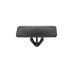 5/16"x9/16" Black Nylon Rocker Panel Molding Clip Head Size, 11/16"x1-5/16" Head