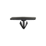 5/16"x9/16" Black Nylon Rocker Panel Molding Clip Head Size, 15/32"x1-5/16" Head