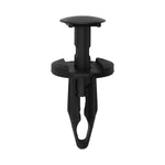 1/4"x3/4" Black Push-Type Retainer, 19/32" Head