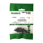 1/4"x3/4" Black Push-Type Retainer, 19/32" Head