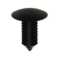11/32"x13/16" Black Nylon Trim Panel Retainer, 3/4" Head