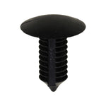 11/32"x13/16" Black Nylon Trim Panel Retainer, 3/4" Head
