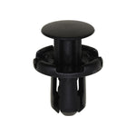 9mmx12mm Black Push-Type Retainer, 18mm Head