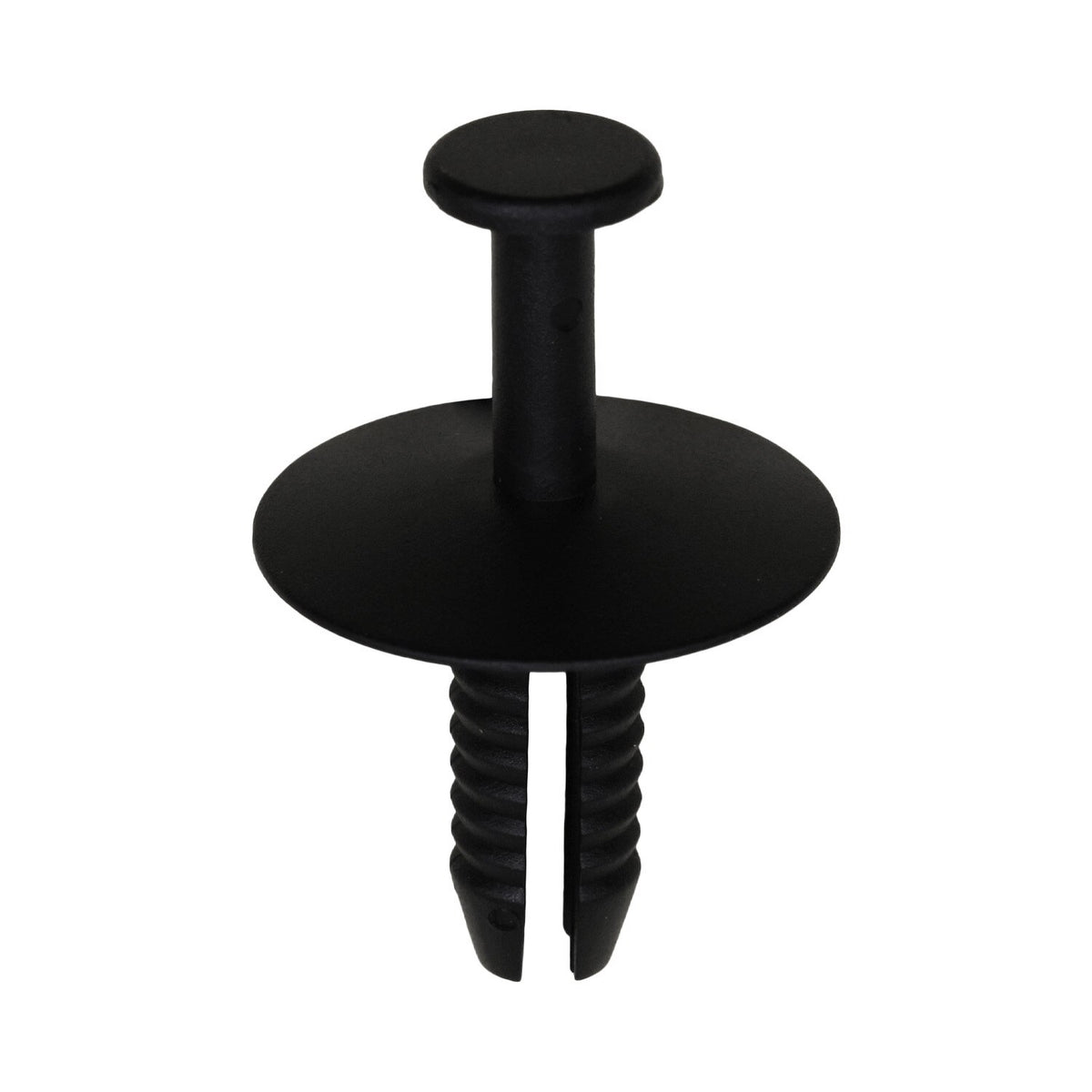 6.3mmx17mm Black Push-Type Retainer, 20mm Head