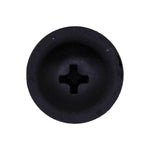 M4.8-1.61x19mm Phillips Round Head SEMS Specialty Screw, Type A/AB, 16mm Washer, Black E-Coat