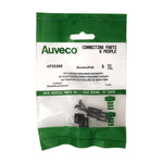 1/2" Black Garnish Molding Fastener Height, 5/8", Metal