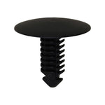 5/16"x13/16" Black Nylon Door Frame Spacer Retainer, 1" Head