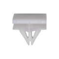 7/16"x9/16" White Nylon Rocker Panel Molding Clip Stem Hole, 9/16" X 13/16"