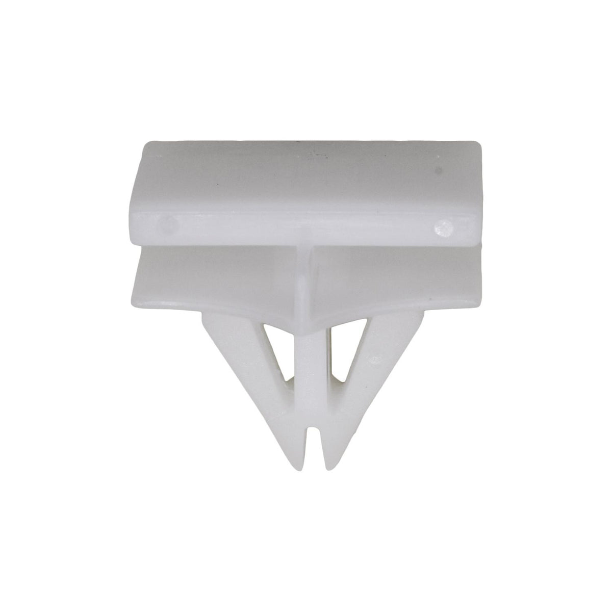7/16"x9/16" White Nylon Rocker Panel Molding Clip Stem Hole, 9/16" X 13/16"