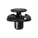 7mmx7mm Black Push-Type Retainer, 18mm Head