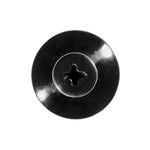 8mmx22mm Black Push-Type Retainer, 20mm Head