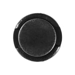 8mmx10mm Black Nylon Push-Type Retainer, 18mm Head