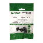 8mmx10mm Black Nylon Push-Type Retainer, 18mm Head