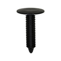 7.5mmx35mm Black Nylon Fender Liner And Mudflap Retainer, 22mm Head