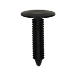 7.5mmx35mm Black Nylon Fender Liner And Mudflap Retainer, 22mm Head