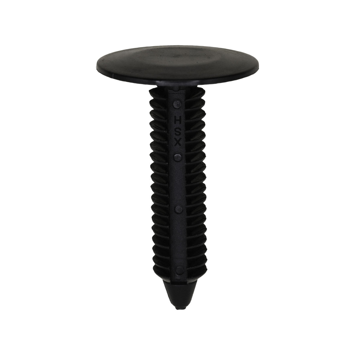 7.5mmx35mm Black Nylon Fender Liner And Mudflap Retainer, 22mm Head