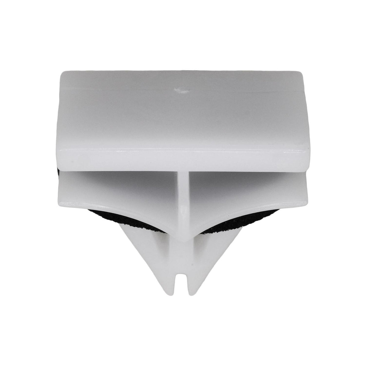 7/16"x9/16" White Nylon Rocker Panel Molding Clip, 9/16" X 13/16"