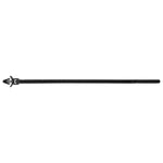 6.3mm Black Nylon Push Mount Cable Tie For Imports