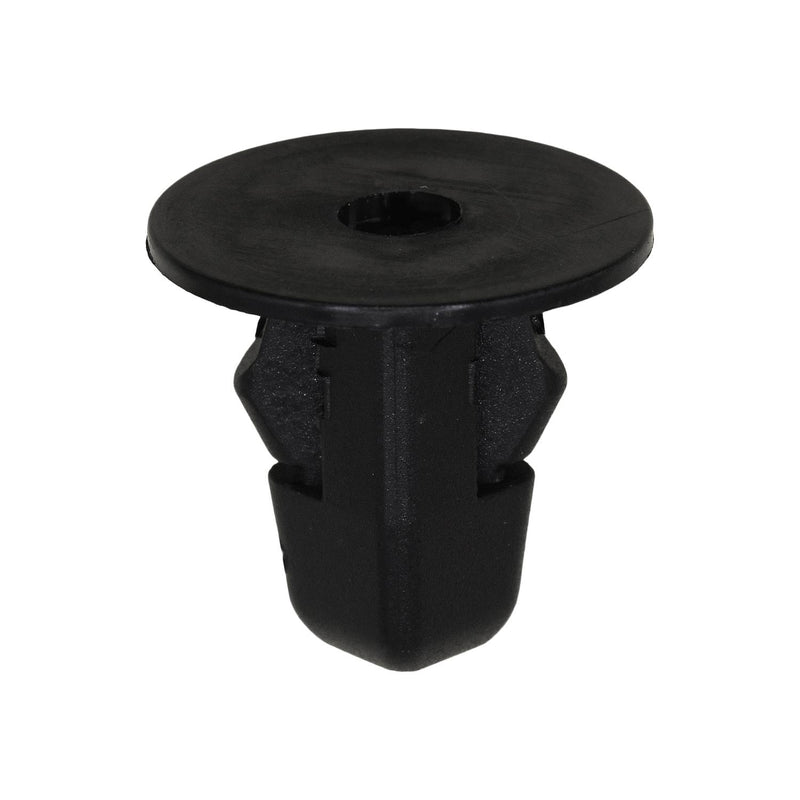 M5.5 Black Nylon Hood/Fender Screw Grommet, 9mmx9mm Square Hole, 20mm Head