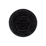 #14x5/8" Slotted Hex Head Flange Washer License Plate Screw, Type A/AB, 5/8" Washer, Black E-Coat