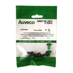 #14x5/8" Slotted Hex Head Flange Washer License Plate Screw, Type A/AB, 5/8" Washer, Black E-Coat