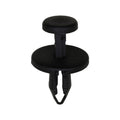 7mmx17mm Black Push-Type Retainer, 20mm Head