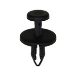 7mmx17mm Black Push-Type Retainer, 20mm Head