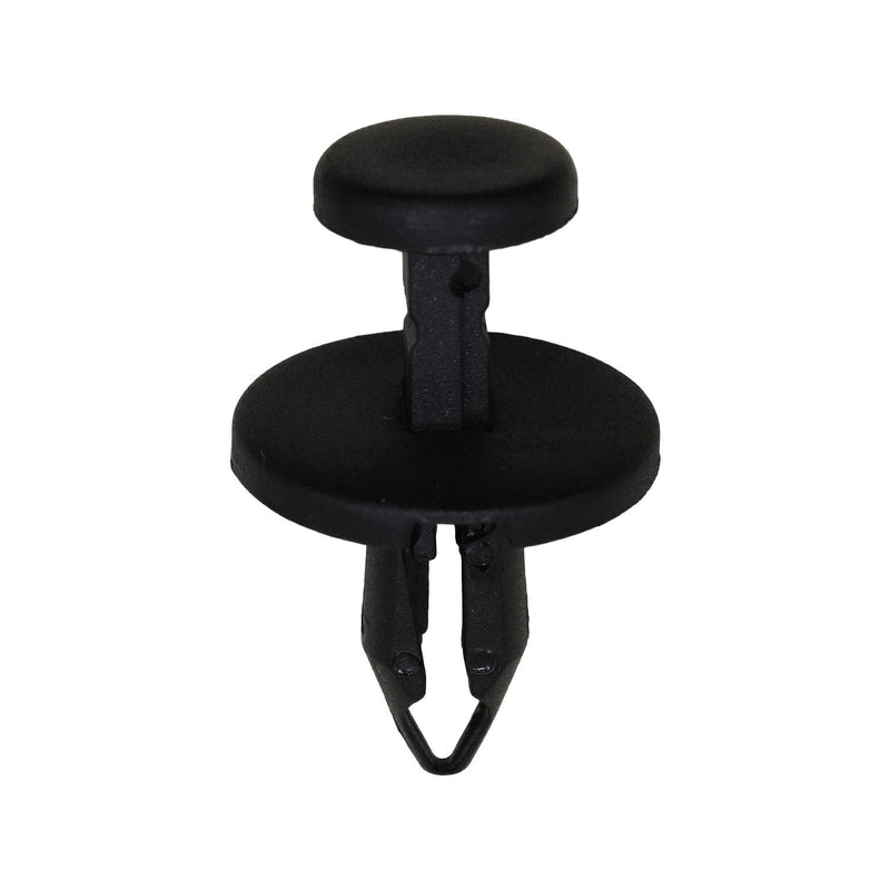 7mmx17mm Black Push-Type Retainer, 20mm Head