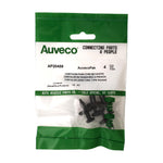 7mmx17mm Black Push-Type Retainer, 20mm Head