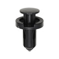 10mmx18mm Black Push-Type Retainer, 20mm Head