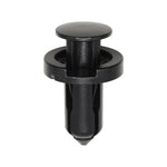 10mmx18mm Black Push-Type Retainer, 20mm Head