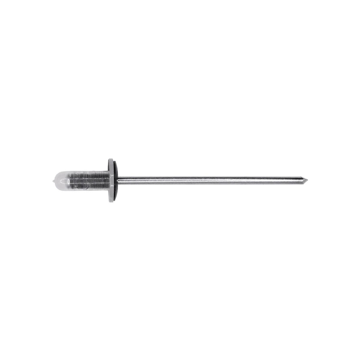 1/8" Specialty Rivet Aluminum/Steel, 3/64"-3/16" Grip, Black Aluminum Body, Black Steel Mandrel