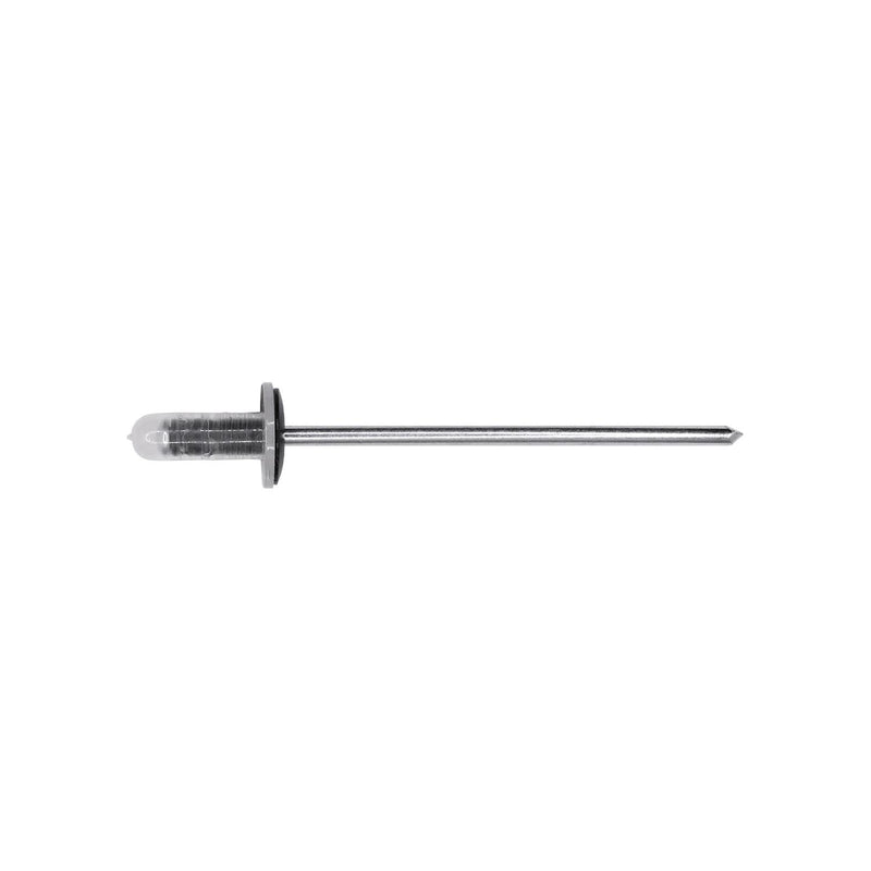 1/8" Specialty Rivet Aluminum/Steel, 3/64"-3/16" Grip, Black Aluminum Body, Black Steel Mandrel