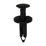 8mmx26mm Black Push-Type Retainer, 20mm Head