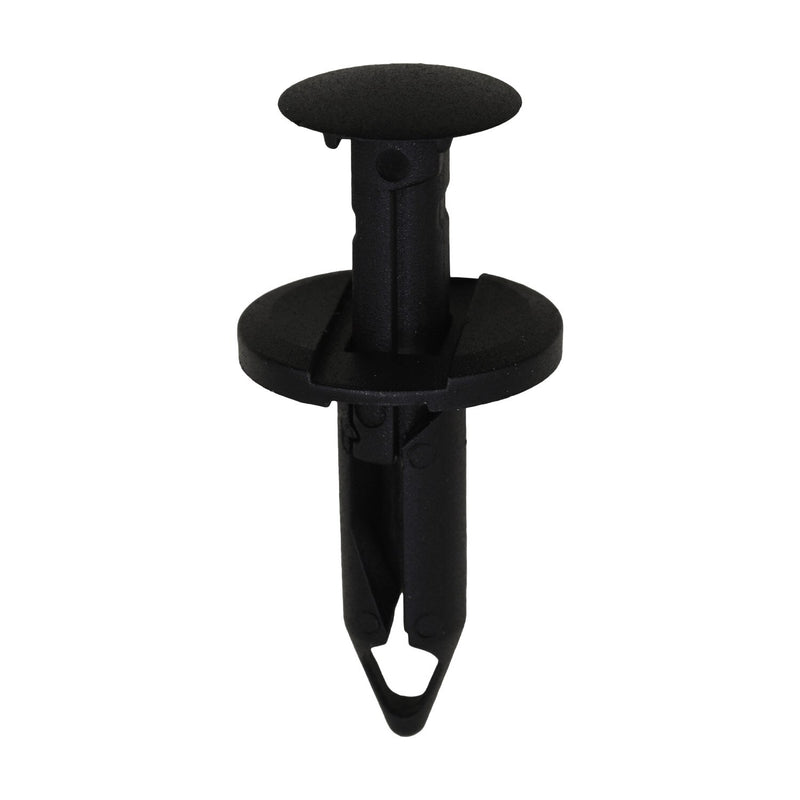 8mmx26mm Black Push-Type Retainer, 20mm Head