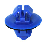 10mm Blue Nylon Molding Clip with Sealer, 17mm Head