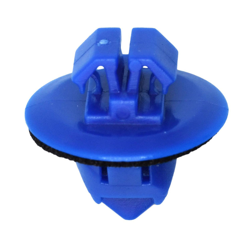 10mm Blue Nylon Molding Clip with Sealer, 17mm Head