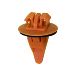 17mm Orange Nylon Molding Clip with Sealer