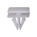 3/8"x9/16" White Nylon Molding Clip, 9/16" X 13/16"