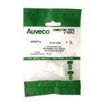 3/8"x9/16" White Nylon Molding Clip, 9/16" X 13/16"
