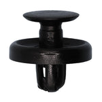 7mmx7.5mm Black Nylon Push-Type Retainer, 18mm Head