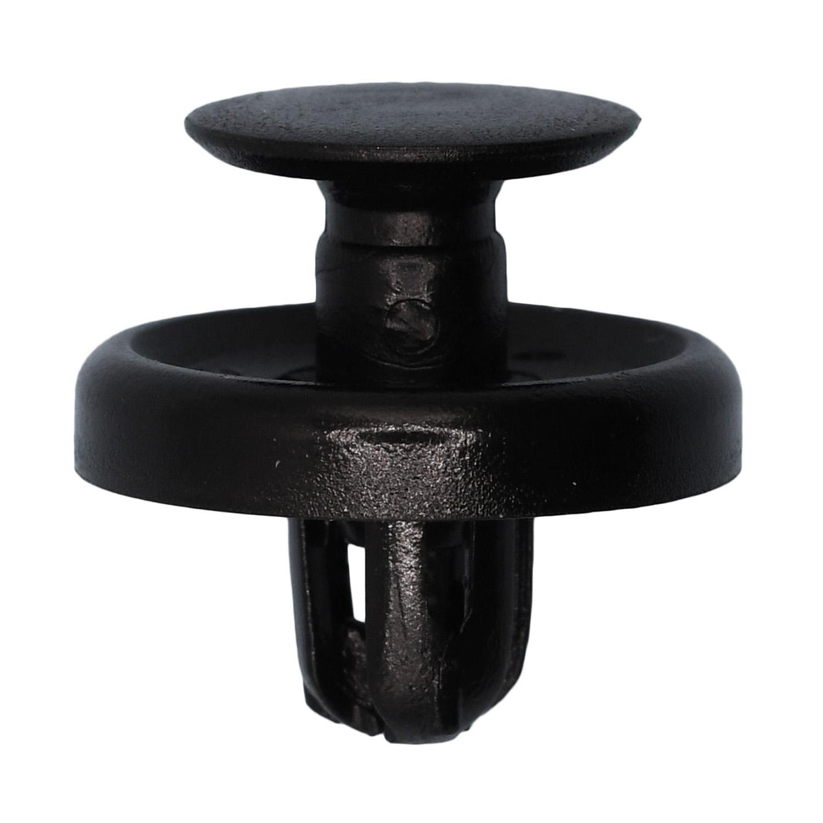 7mmx7.5mm Black Nylon Push-Type Retainer, 18mm Head