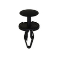 6.5mmx20mm Black Push-Type Retainer, 18mm Head