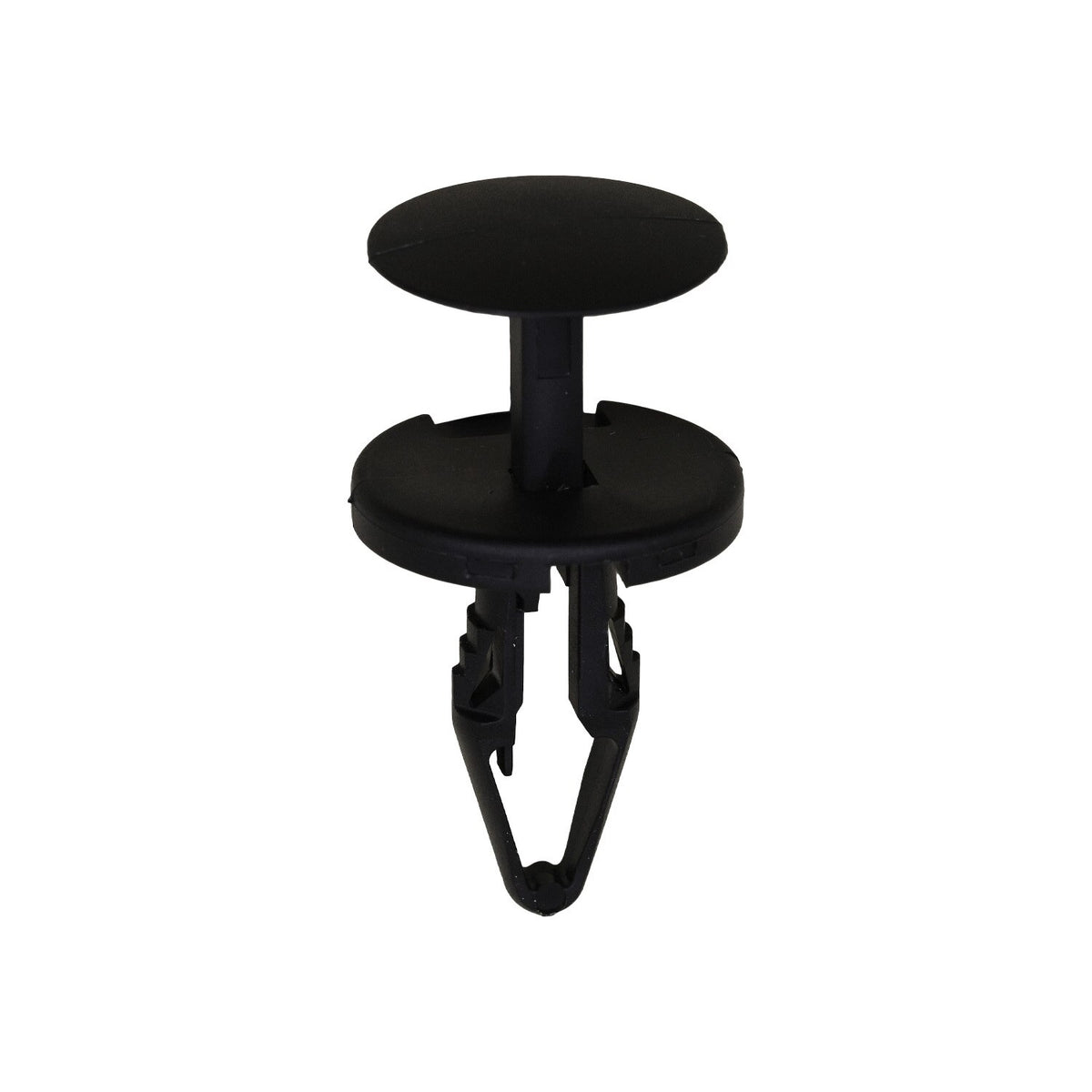6.5mmx20mm Black Push-Type Retainer, 18mm Head