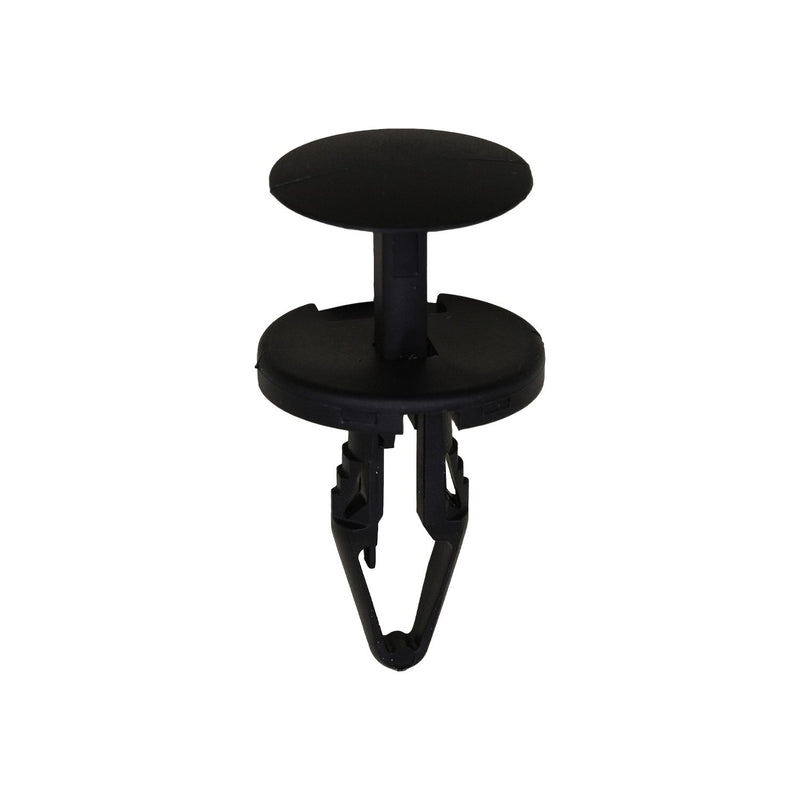 6.5mmx20mm Black Push-Type Retainer, 18mm Head