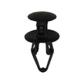 9.5mmx20mm Black Push-Type Retainer, 18mm Head