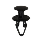 9.5mmx20mm Black Push-Type Retainer, 18mm Head