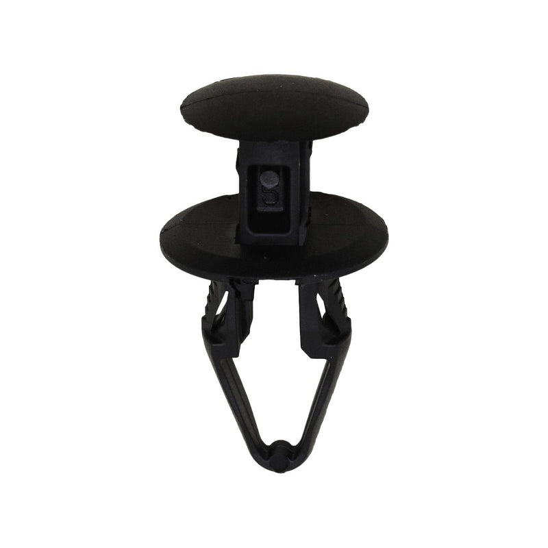 9.5mmx20mm Black Push-Type Retainer, 18mm Head