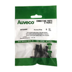 9.5mmx20mm Black Push-Type Retainer, 18mm Head